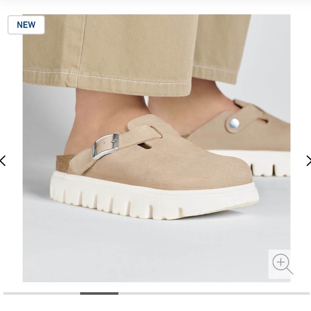 Birkenstock Boston Suede Leather Chunky